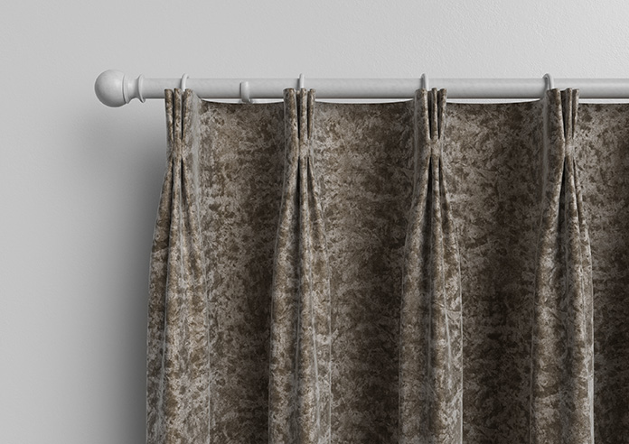Cyrus Crushed Velvet, Latte - Made to Measure Curtains - Image 11
